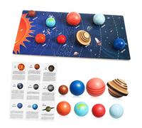 iplusmile Puzzle Del Solare Legno Educativo per Puzzle Dei Pianeti Didattico per Appassionati Facile da Conservare e Resistente