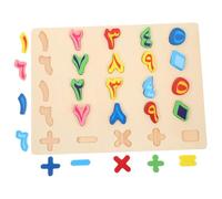 iplusmile Puzzle Numerico in Legno Per Bambino Blocchi Cifre Arabe Per Imparare a Contare Puzzle Educativo Per Educazione Prescolare Giocattolo Di Abbinamento Razionale