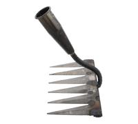 iplusmile Rastrello Livellatore Per Giardinaggio Denti Attrezzo Per Allentare Terreno in Acciaio Al Carbonio Rastrello Manuale Per Uso Domestico e Agricolo Erpice Da Giardinaggio Multi-dente