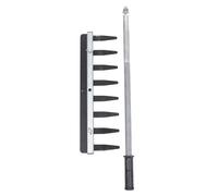 iplusmile Rastrello Piatto in Lega di Alluminio per Sabbia e Cenere Strumento Pratico per Livellare Piastrelle e Pavimenti Domestici Manico Antiscivolo Leggero e Resistente