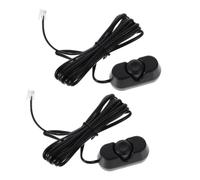 iplusmile Regolatore Volume Amplificatore di Potenza e Controller Subwoofer 2 Pezzi Manopola per Auto per Impianto Audio Veicolare