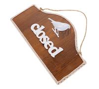 iplusmile restituirà Il dell'orologio di Grandi Dimensioni Decorazioni delle Porte Targa da Parete appesa segni di Affari per l'esterno tornerà di Legno Brown