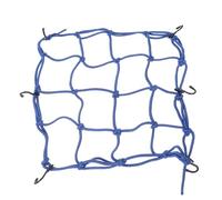 iplusmile Rete Elastica Porta Casco Moto Riflettente Blu Cinghia Elastica Resistente e Trama a Rete per Fissaggio su Portapacchi Posteriore Moto