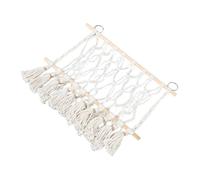 iplusmile Rete Peluche Parete in Macramè per Camerette Organizer Giocattoli con Design Semplice e Versatile per Ragazzo Accessori