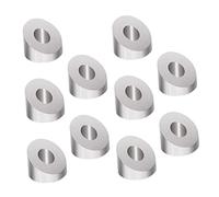 iplusmile Rondelle Angolari Resistente ad Alta Temperatura Kit 10 Pezzi in Acciaio Inox 316 da 30 Gradi per Ringhiera a Cavo per Ringhiere Interne e Decking in Acciaio