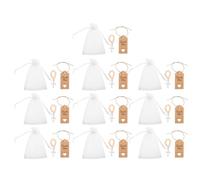 iplusmile Rosari Battesimali Grani Tondi Lisci e Croce Intagliata a Mano | Design Elegante e Leggero, per Prime Comunioni, Confezione Sacchetti in Rete e Biglietti di Auguri
