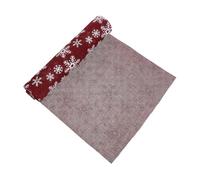 iplusmile Runner Natalizio Poliestere con Neve Decorazione per da Pranzo e Feste Invernali Scialle da Versatile