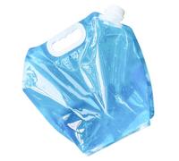 iplusmile Sacca Acqua Pieghevole da 5l per Campeggio Rubinetto, Contenitore Portatile in Materiale Pet Resistente e Trasparente, Accessorio Comodo per Escursioni e Viaggi