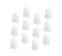 iplusmile Sacchetti per Lozione e Shampoo di Perdite, Set da 12 Pezzi, Borsa da Viaggio Trasparente Satinata Salvaspazio per Cosmetici e Cura della Pelle, Riutilizzabile e Facile