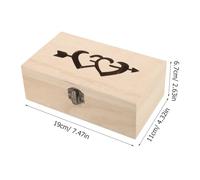 iplusmile Scatola da Cucito in Legno Portatile per Ago e Spilli Custodia Piccola Multifunzione per Accessori Cucito e Gioielli Contenitore Sicuro e Decorativo per Progetti Fai da Te