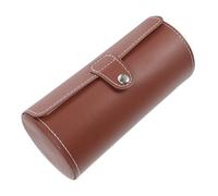 iplusmile Scatola Orologi in PU Marrone Organizer Compatto Scomparti per Orologi e Custodia Multifunzione Antipolvere Facile Trasportare