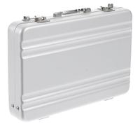 iplusmile Scatola Porta Carte in Lega di Alluminio Argento a Forma di Mini Valigetta, Organizer per Biglietti da Visita e Tessere, per Conferenze e Vita Lavorativa