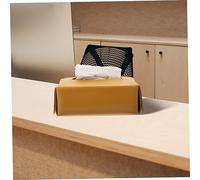 iplusmile Scatola Portafazzoletti da in PU Contenitore Salvaspugne Design Semplice e Resistente Dispenser per Fazzoletti per Ufficio e Bagno