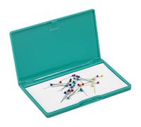 iplusmile Scatola Portaghi Magnetica Quadrata per Cucito in PVC Resistente Contenitore Multiuso per Aghi Fermagli e Piccoli Oggetti Metallici Organizer Accessori Cucito Pratico e Compatto