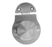 iplusmile Serratura della Porta in Acciaio Inossidabile Schermo Door pomello per Porta del Bagno con Serratura scrocco Scorrevole Serratura dell'indicatore della Toilette Argento