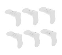 iplusmile Serrature di Sicurezza per Bambini 6 Pezzi Fissaggio Adesivo per Cassetti e Porte in Plastica Bianca Affidabilità Forte e Tessitura Resistente