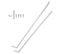 iplusmile Set 2 Pezzi Asta Piatta di Ricambio per Manico a Rullo 32 CM Accessorio di Ricambio Resistente per Pulizia Domestica Compatibile con Vari Modelli di Scopa Rotante