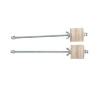 iplusmile Set 2pezzi Morsetti per Chitarra in Metallo e Legno Struttura Razionale per Riparazione e Manutenzione Strumenti Musicali