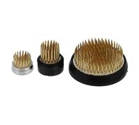 iplusmile Set 3pezzi Japanese Flower Holder in Acciaio Inossidabile Aghi Resistenti e Base in Gomma per Floral Fixation, Strumento Creativo per DIY Flower Crafts e Insegnamento in Classe