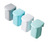 iplusmile Set 4 Portabicchieri Magnetici per Spazzolini da Denti e Tazze da Bagno Contenitore Antimuffa da Montare a Adatto per Bagni e Hotel