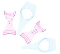 iplusmile Set 4 Stencil per Eyeliner e Protezione per Mascara Ausilio per Trucco Occhi e Ciglia Strumenti per Make-Up Quotidiano Adatti a Principianti e Uso Personale o Regalo