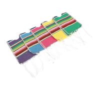 iplusmile Set 5 Pezzi Copribottiglie in Cotone Poncho Righe Arcobaleno per Bottiglie di Birra e Soda, per Feste di Compleanno e Cucina
