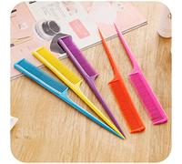 iplusmile Set 5 Pezzi Pettine Per Chioma Anti-statico Con Denti Stretti in Plastica, Manico Lungo Resistente, Adatto Per Permanenti, Colorazioni e Styling Domestico e Da Salone