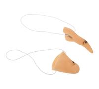 iplusmile Set 6 Accessori per Costumi di Halloween da Strega Naso e Mento Finti Elastici per Travestimenti di Carnevale e Feste Cosplay per e Adulti Riutilizzabile e Confortevole