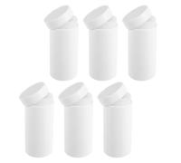 iplusmile Set 6 Contenitori Vuoti per Deodorante Stick 15Ml Bottiglie Plastica con Tappo Bianco Ricaricabili con Meccanismo Rotante per Dosaggio Preciso per Deodoranti Balsami e