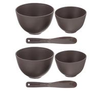 iplusmile Set 6 Pezzi Ciotole in Silicone per Miscelare Maschere Viso con Spatole Ciotole per Maschera Fai da Te Compatte e Portatili per Uso Domestico e Saloni di Bellezza