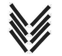 iplusmile Set 8 Cinghie Rinforzate per Sedia a Sdraio e Mobili da Giardino Cinghia Nero Anti-Crepa per Riparazione Sedie Pieghevoli Supporto Resistente e Portatile per Uso Esterno