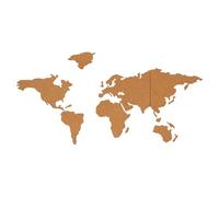 iplusmile Set Bacheche in Sughero Autoadesive Mappa del Mondo, Pannelli di Sughero Naturale per Decorazione Pareti e Bacheca Messaggi, per Uffici, Scuole e Ristoranti