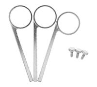 iplusmile Set da 3 Anelli di Trazione in Metallo per Valvola Tromba B, Accessori Scorrevoli con Impugnatura Ergonomica Antiscivolo per Strumenti Musicali, Bande e Scuole