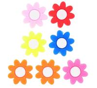 iplusmile Set da 7 Pezzi di Ammortizzatori per Racchetta da Tennis in Silicone a Forma di Fiore, Piccoli Smorzatori Antivibrazione Leggeri, Accessori Sportivi per Ridurre Le Colore Casuale