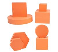 iplusmile Set da 8 Pezzi di Cubi Geometrici in Schiuma Colorata Accessori per Foto di Gioielli e Cosmetici Oggetti di Scena per Fotografia Commerciale e Sfondo Piatto