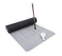 iplusmile Set di Calligrafia Panno per Scrivere ad Acqua Riutilizzabile, Pennello per Calligrafia e Bacile d'Acqua in Materiale Non Tessuto per Esercizi a Casa e Ufficio