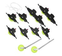 iplusmile Set di Pulegge Fisse e Mobili in Plastica e Metallo per Esperimenti di Fisica Kit Didattico per Scuole Superiori e Fiere Scientifiche Dispositivo di Pulegge per Sollevamento