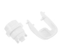 iplusmile Set di Ricambio per Dispenser Automatico Dentifricio Pompa in Silicone e Asta di Spinta, Accessori per Riparazione Fai da Te dello Spremi-tubetto, Compatibile Dispenser da Parete