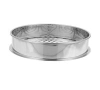 iplusmile Setaccio da Giardino in Acciaio con Foro Tondo Filtro Rete per Setacciatura Terreno Professionale Crivello Compatto per Rimozione Pietre e Raffinazione Terriccio