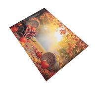 iplusmile Sfondo Fotografico Autunnale per con Foglie e Zucche per Eventi Ringraziamento Adatto per Studi Fotografici e Feste Raccolta