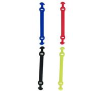 iplusmile Silicone Racchetta da Tennis Smorzatore Lungo 4 Pezzi | Riduce Vibrazioni e Rumore delle Corde, Facile da Installare, Resta Fermo nel Corso di Allenamenti e Pratica