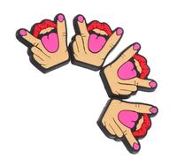 iplusmile Smorzatori di Vibrazioni per Racchette da Tennis in Silicone a Forma di Bocca Set da 4 Pezzi Assorbimento Urti e Riduzione Rumore Adatti per e Adolescenti Facile Installazione