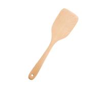 iplusmile Spatola da Cucina in Legno Faggio Paletta Piatta Antiaderente Resistente al Calore con Manico Ergonomico per Cucina Pratica