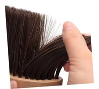 iplusmile Spazzola Collo Duster con Setole Morbide e Manico in Legno per Barbiere e Parrucchiere Strumento Pulizia Capelli e Barba Uomo Compatta e Delicata per Centri Estetici e Viaggi