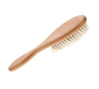 iplusmile Spazzola per in Legno Naturale con Setole Morbida Massaggiante per Cute Sensibile per Ragazzo Ragazza e Favorisce Circolazione e Relax