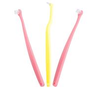iplusmile Spazzolino Denti per Cani e Gatti Setole Morbide, Testina Rotonda, Kit da 3 Pezzi per Piccoli Animali Domestici e Cuccioli, Cura Dentale Delicata per Pulizia Orale Quotidiana