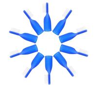 iplusmile Spazzolino per Pulizia Dentale, 10 Pezzi, Plastica Blu, Design Semi-, Pratico per Pulizia Dentale in Istituti Penitenziari