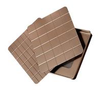 iplusmile Stampo per Torrone e Dolci in Metallo Resistente Set Base Antiaderente e Alta Resistenza al Calore per Torte Gelatine e Caramelle Fondenti Utensile Professionale per DIY