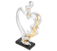 iplusmile Statua Astratta in Resina Minimalista Nordica Scultura Amanti che Si Baciano per Decorazione Casa e Regalo Matrimonio Compleanno