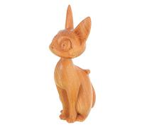 iplusmile Statua Decorativa Legno per Scrivania e Auto Soprammobile Compatto e Leggero per Spazi Meditazione